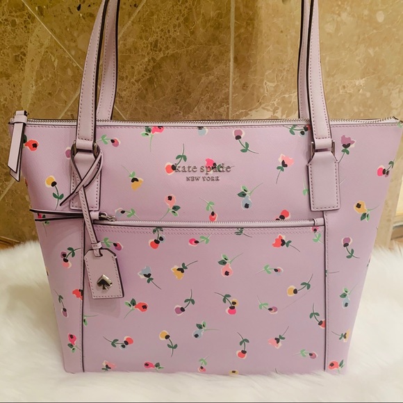 kate spade Handbags - Pocket tote WKRU6433 Cameron wildflower Kate Spade